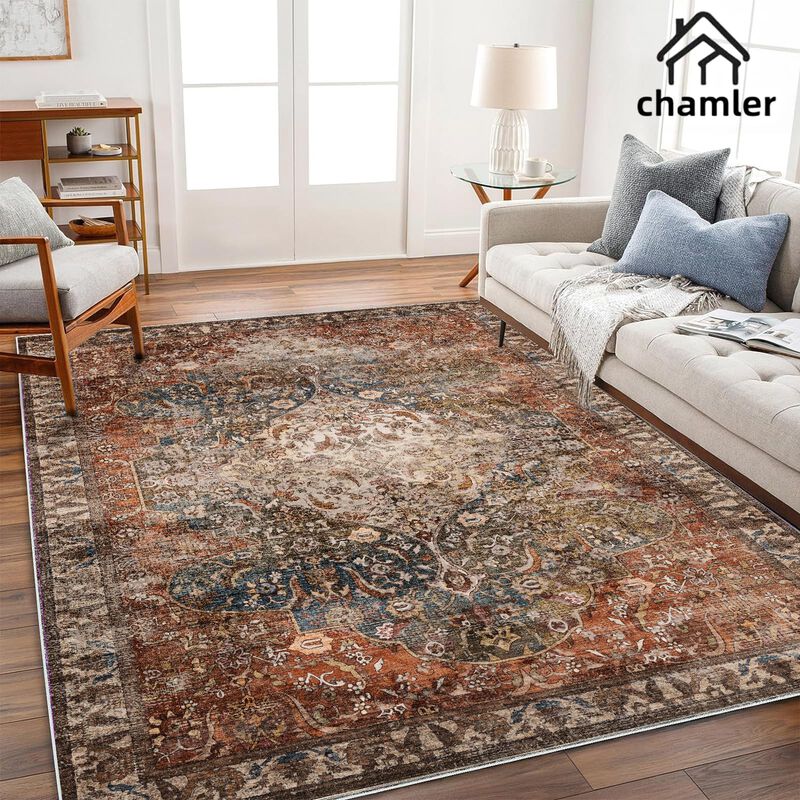 Alfombra Chamler 137 &times; 178 cm Lavable De Estilo... image number null