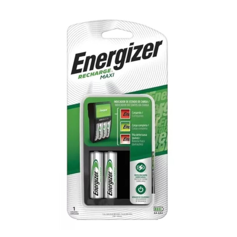 Cargador Pilas Baterias Energizer Recargables +... image number null