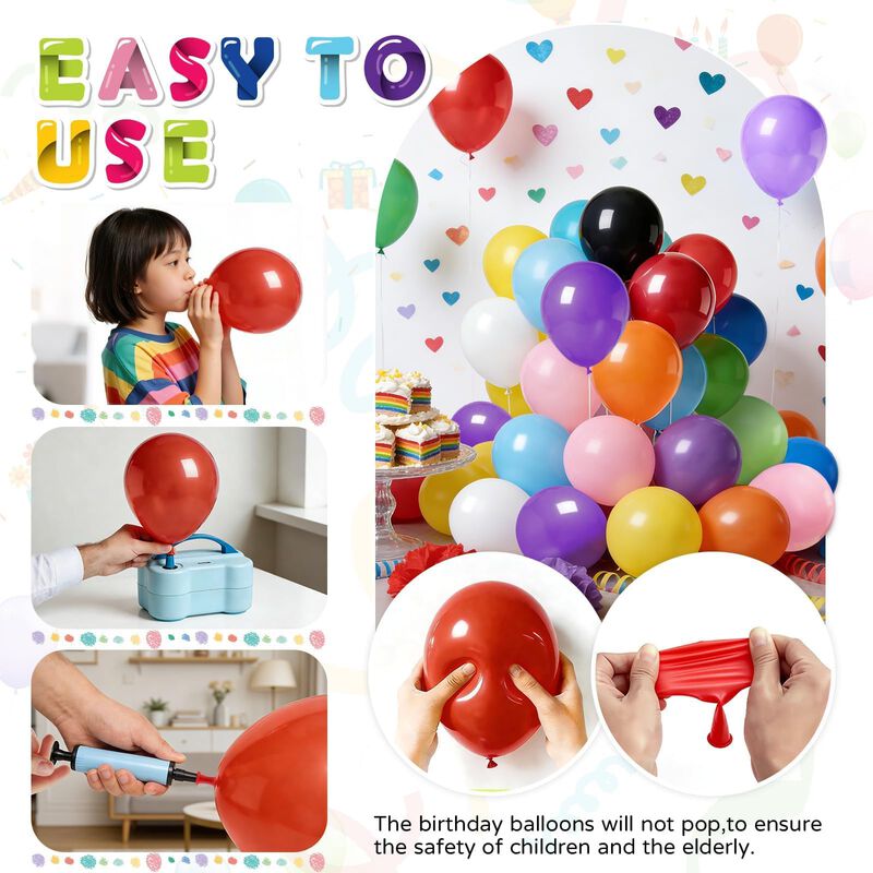 Globos Lolstar 30 Cm 100 Unidades Colores Surti... image number null
