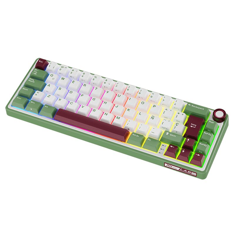 Teclado Mec&aacute;nico Espa&ntilde;ol 65% Royal Kludge Rkr65... image number null