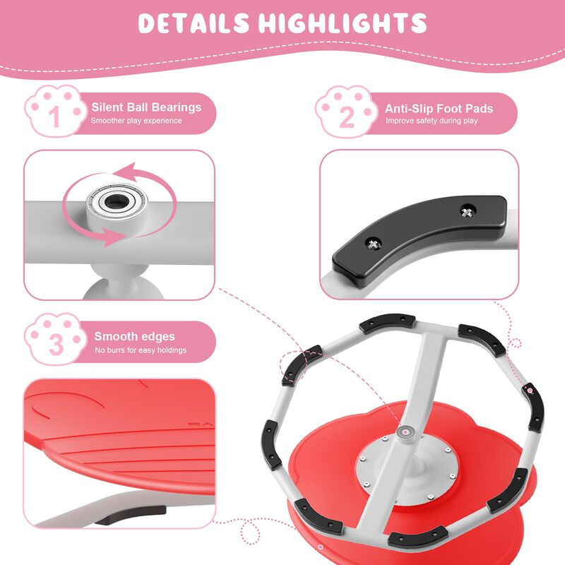 Silla Giratoria Sensorial Qusases Para Ni&ntilde;os Au... image number null