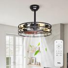 Ventilador De Techo Tcl 51 cm Negro Con Luz Y Control Remoto