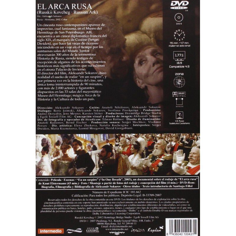 El Arca Rusa [DVD] (2002) Russkiy kovcheg image number null