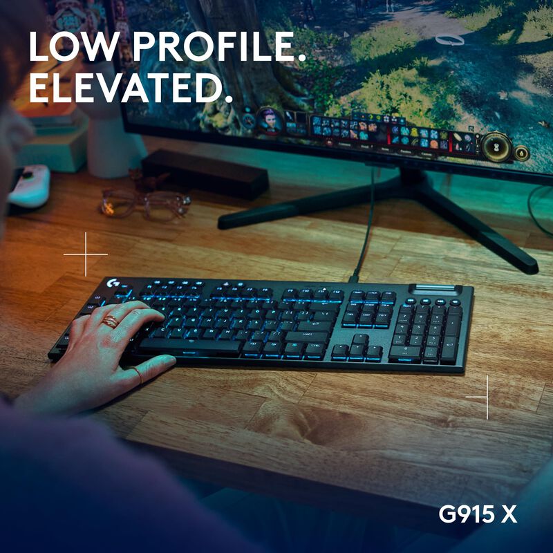 Teclado para Juegos Logitech G915 X de Perfil B... image number null