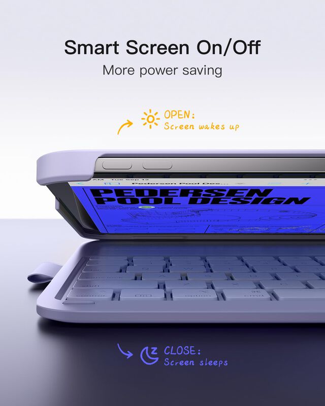 Funda Con Teclado Para Ipad Inateck Airtap De D... image number null