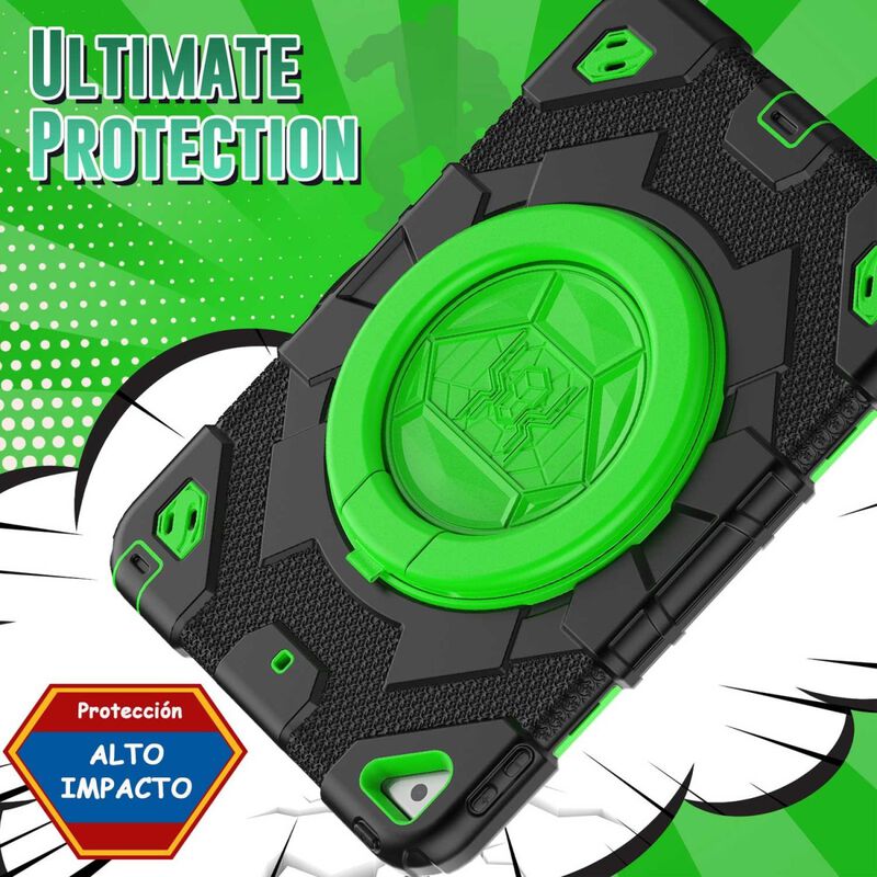 Funda Tekku Spider Uso Rudo Para Ipad 9 Ipad 8 ... image number null