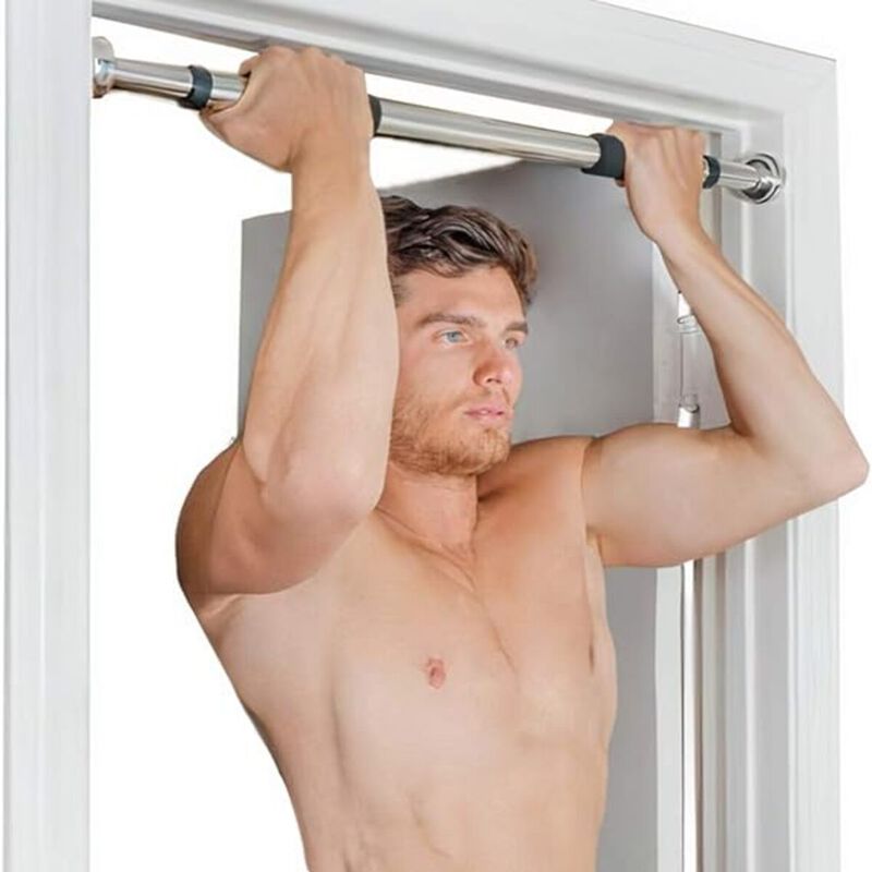 Barra de Dominadas Roja Bluelander image number null