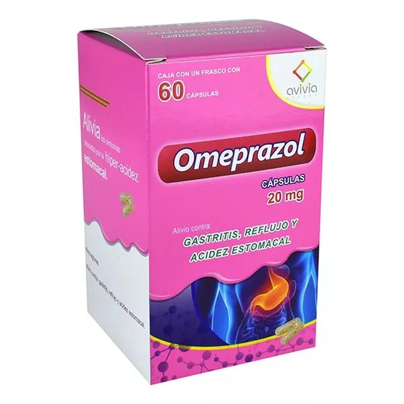 Omeprazol 60 C&aacute;psulas 20mg image number null