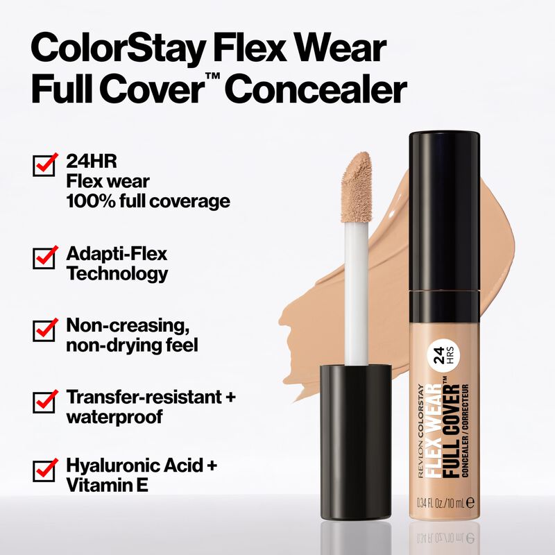 Corrector Revlon Colorstay Flex Wear, Cobertura... image number null