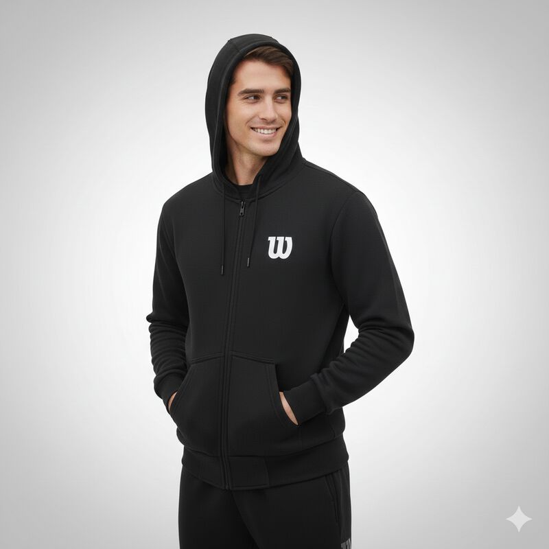 Chamarra Wilson Para Hombre Negro Ch image number null