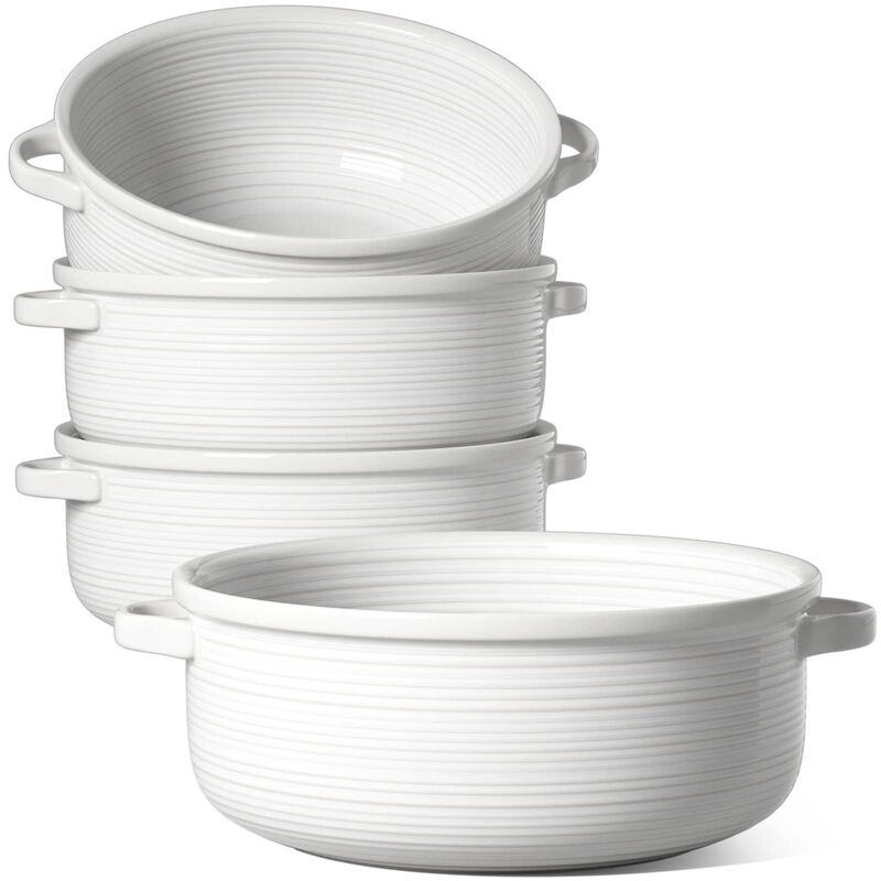 Juego De 4 Tazones De Sopa Le Tauci 620 ml Blan... image number null