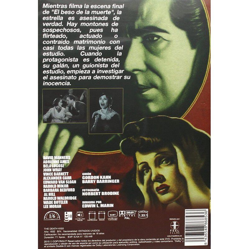 El Beso De La Muerte [dvd] (1932) Kiss Of Death image number null
