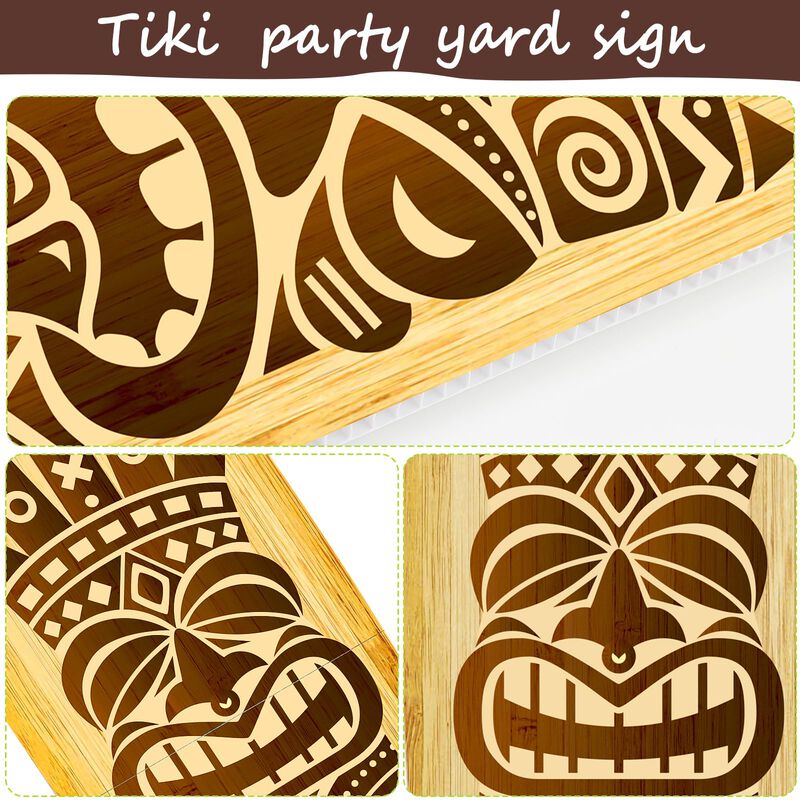 Tabla De Surf Yard Signs Tiki Bar Con Estacas P... image number null