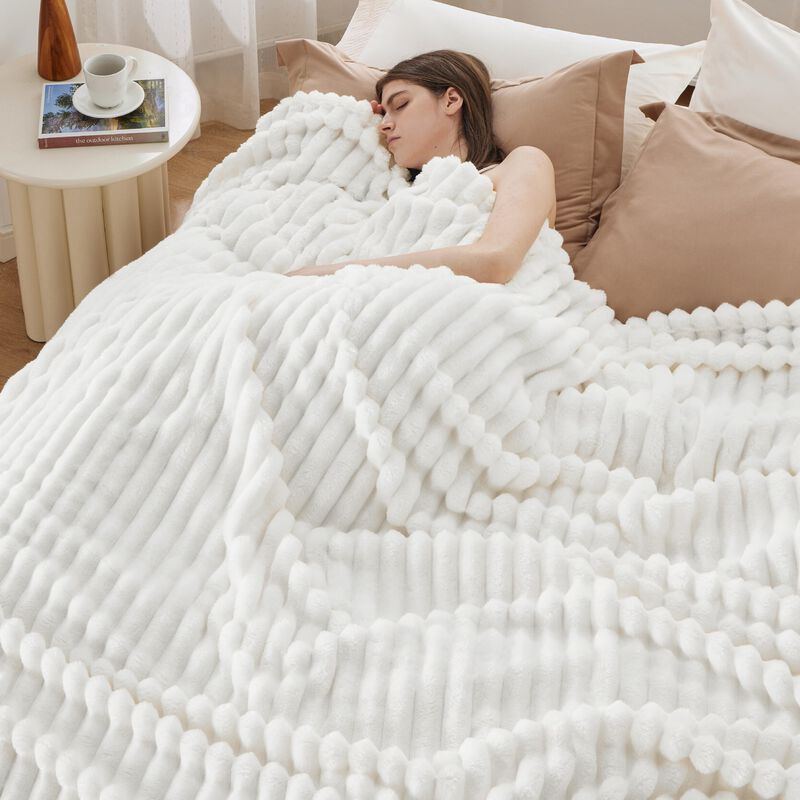 Manta Bedsure King Size, Suave Y Acogedora, For... image number null