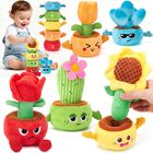 Set de 5 Juguetes Montessori Hahaland Apilables con Flores
