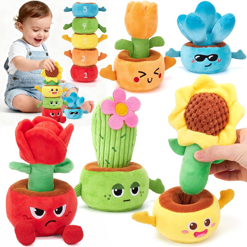 Set de 5 Juguetes Montessori Hahaland Apilables... image number null
