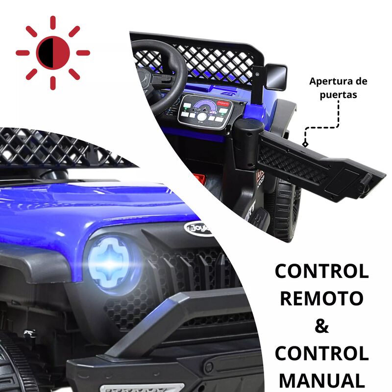 Camioneta Montable El&eacute;ctrica Para Ni&ntilde;os Luces B... image number null