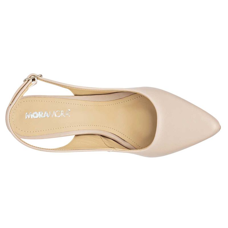 Moramora Zapatilla para mujer beige image number null
