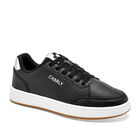 Charly tenis para mujer negro plata cod 139592-E