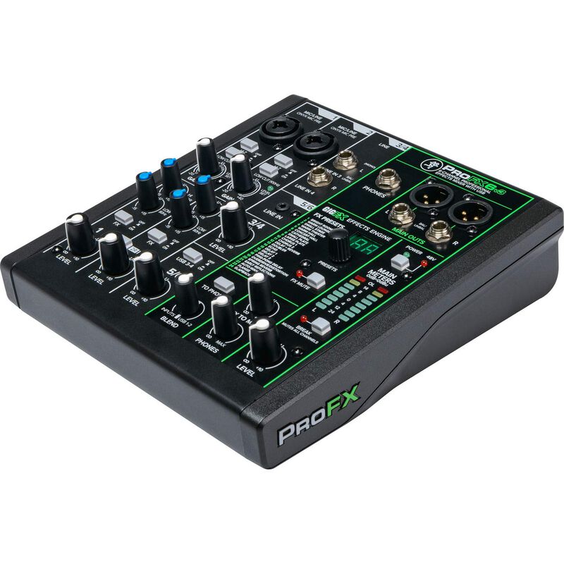 Mezclador Mackie Profx6v3 De 6 Canales Con Usb ... image number null