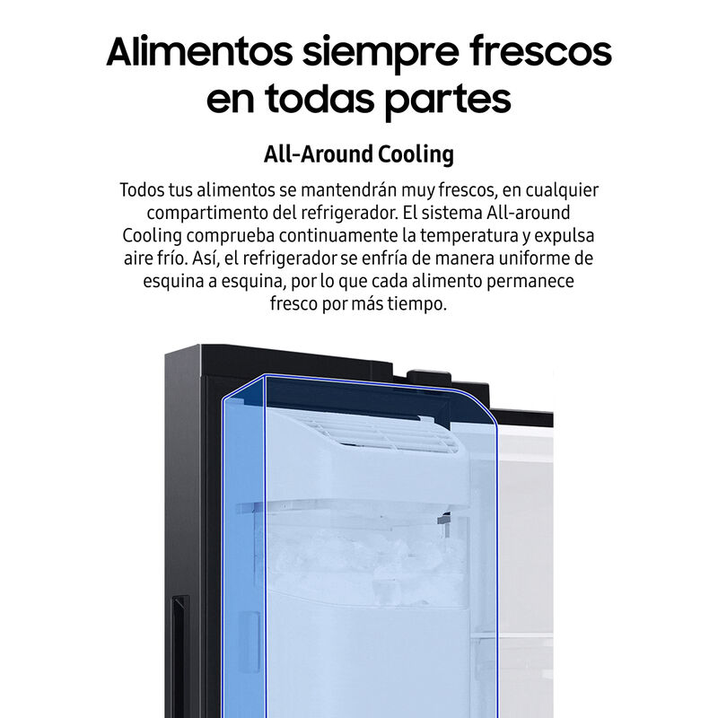 Refrigerador Samsung SBS 22ft Despachador de Ag... image number null