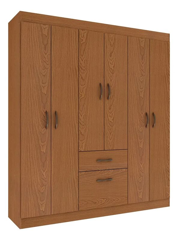 Ropero Skal 6 Puertas, 1 Gvt Color Canela image number null