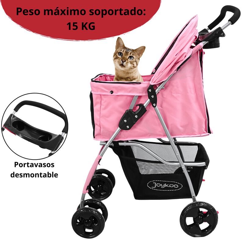 Carriola para Mascotas Cochecito para Perros y ... image number null