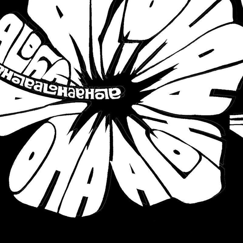 Camiseta Word Art Para Ni&ntilde;o - ALOHA - Granate image number null