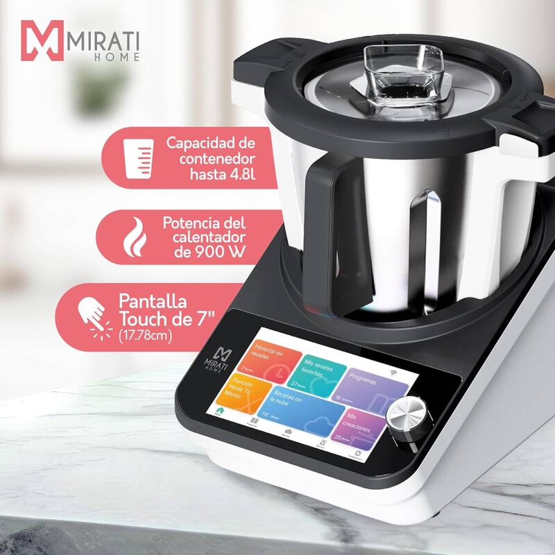 Robot de Cocina Mirati con Pantalla Touch y Con... image number null