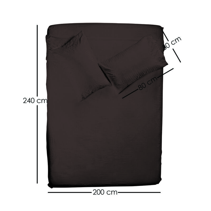 Juego de Sabanas Tacto Seda Matrimonial 3 pzas ... image number null