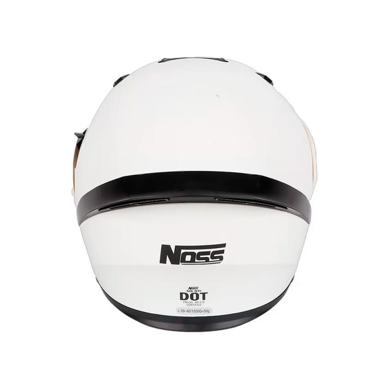 Casco Noss Ns-971 Abatible S&oacute;lido Blanco S image number null