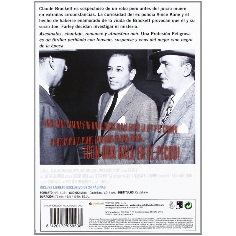 Una Profesi&oacute;n Peligrosa [dvd] (1949) image number null