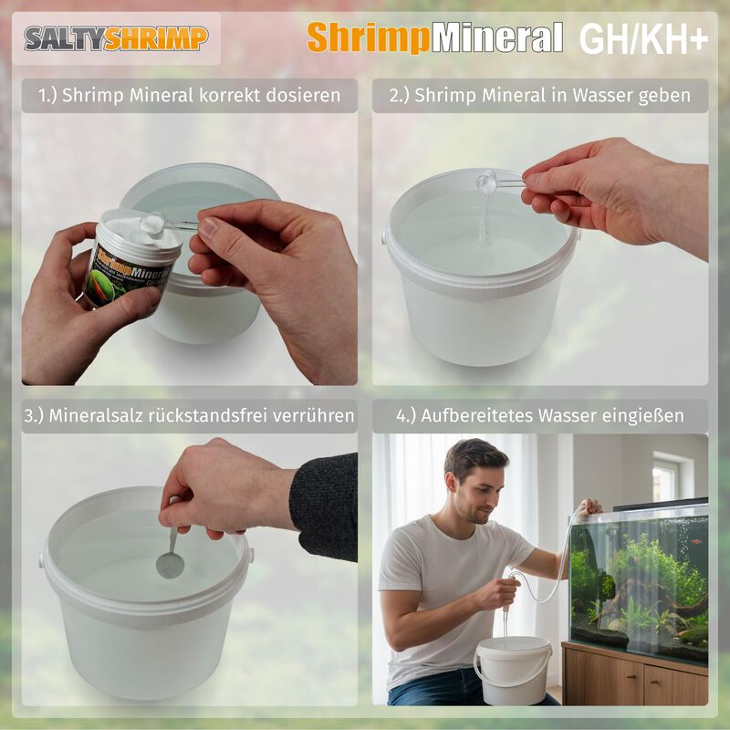 Tratamiento de agua Saltyshrimp GH/KH+ 750g image number null