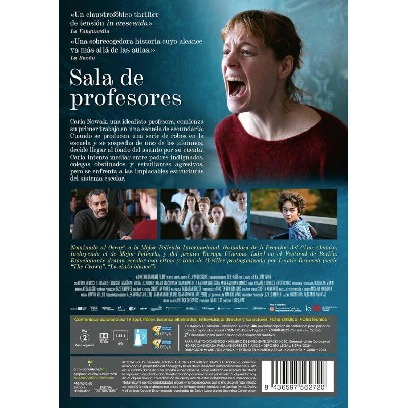 Sala de profesores [DVD] (2023) image number null