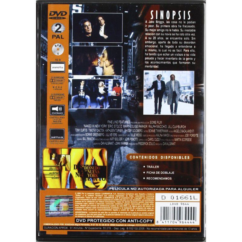 Desnudo En Nueva York (naked In New York) [dvd.... image number null