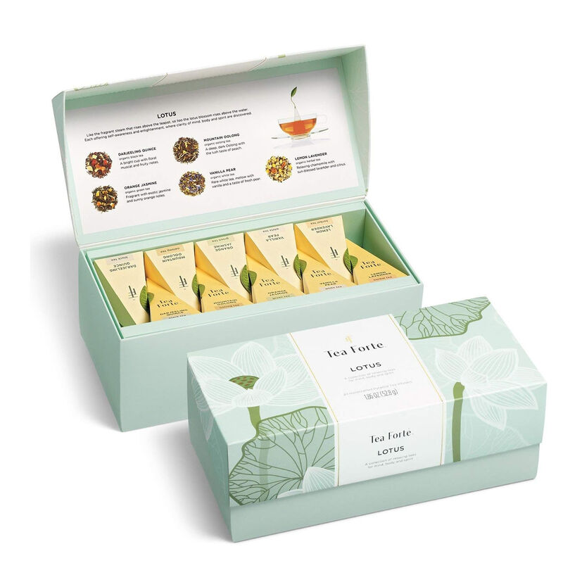 Té Tea Forte Pirámide Surtido Lotus 10pz image number null