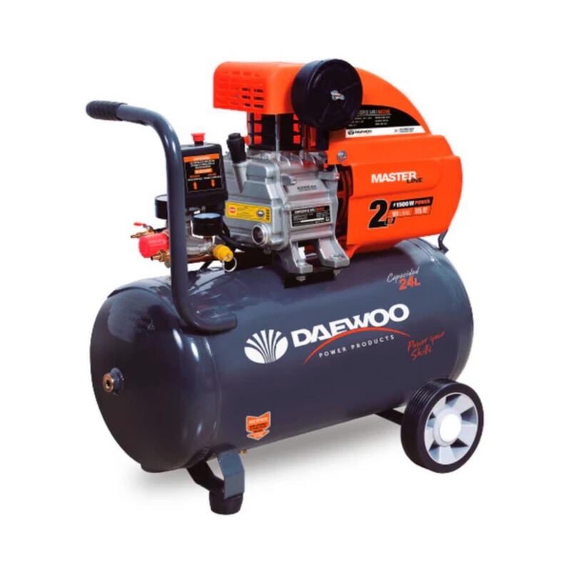 Compresor De Aire Daewoo 24 Litros 2 Hp Dac24d image number null