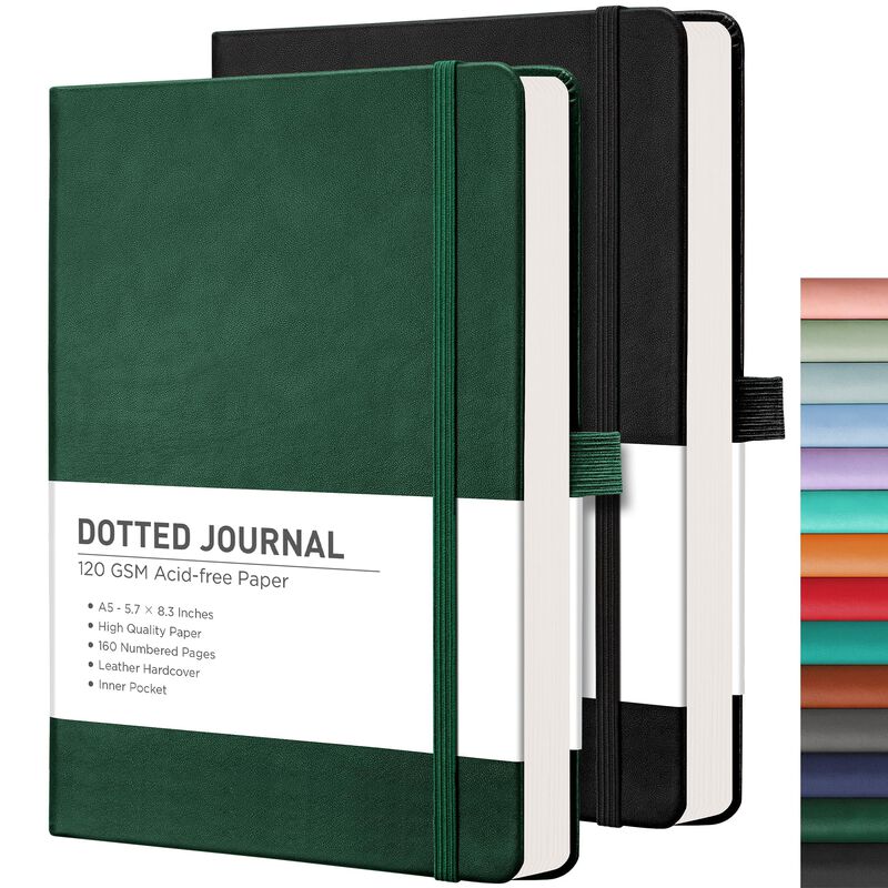 Cuaderno Rettacy Bullet Dotted A5, 160 P&aacute;ginas,... image number null