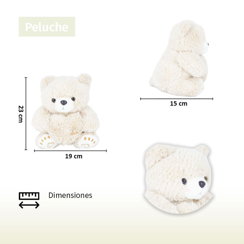Oso De Peluche Con Coraz&oacute;n Super Suave Y Esponj... image number null