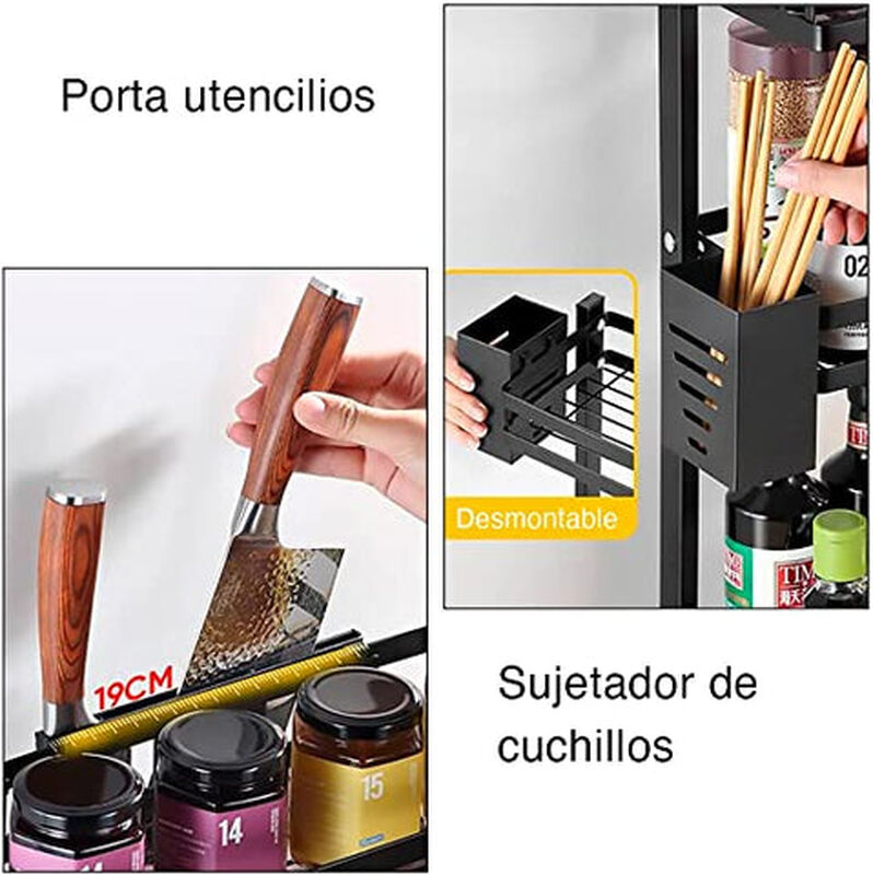 Especiero Brandtrendy Rack de Acero 2 Niveles  image number null