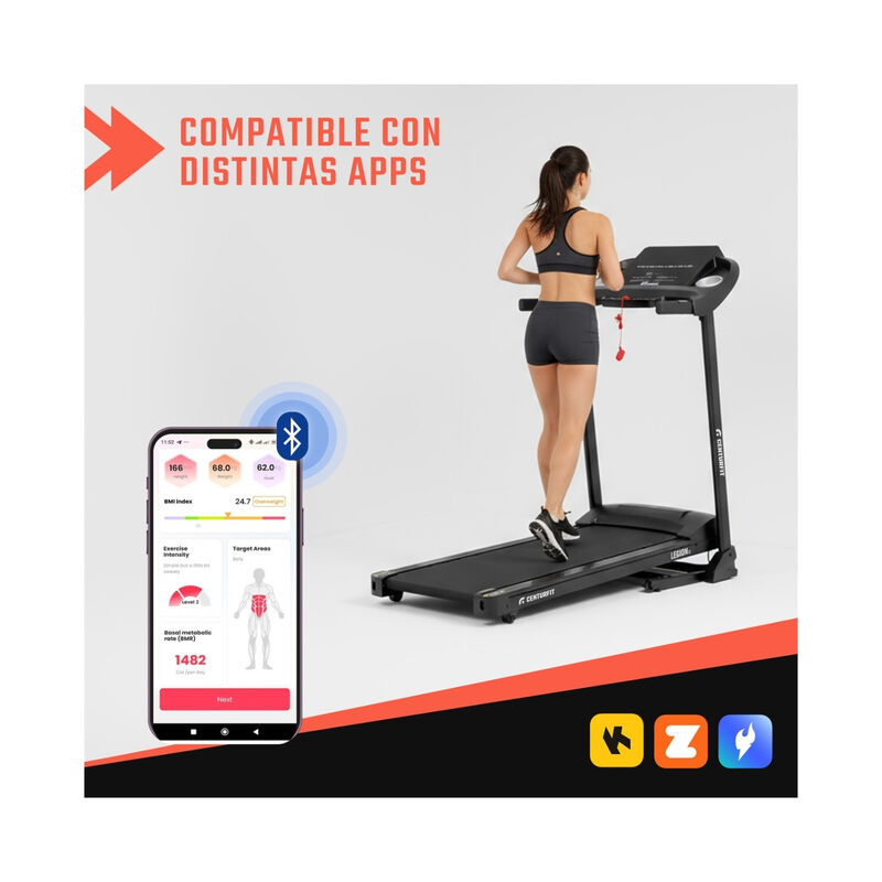 Caminadora Electrica Touch Plegable 15niv Incli... image number null