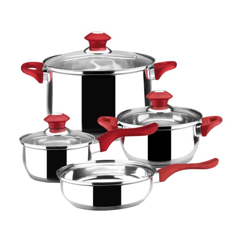 Bateria Cocina Magefesa Coraza Acero Inox Pulid... image number null