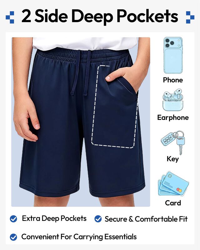 Shorts Balennz L De Secado R&aacute;pido Con Bolsillos... image number null