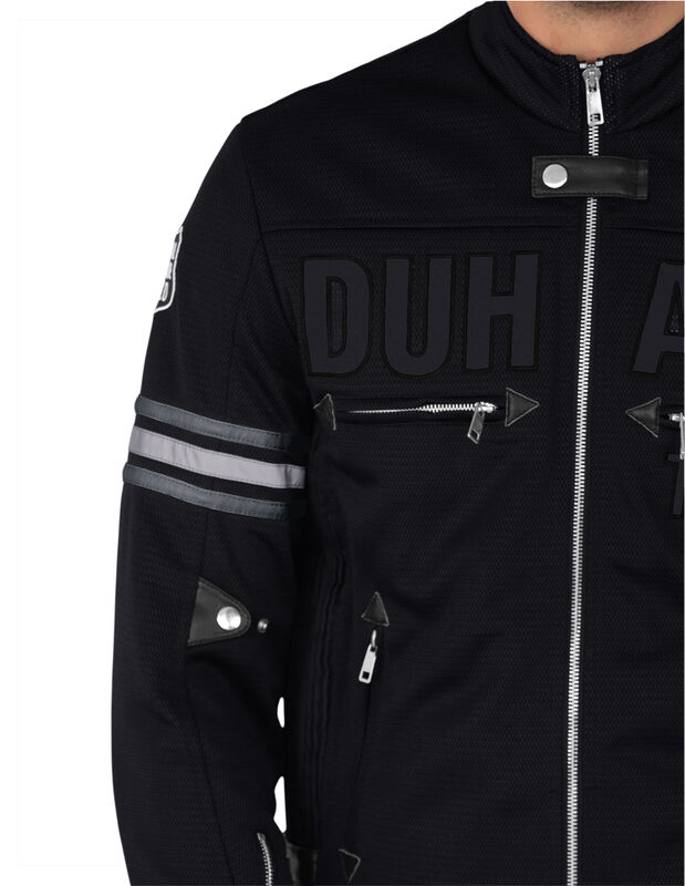 Chamarra Biker Caballero Proteccion Codos Brazo... image number null