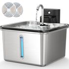 Fuente De Agua Para Gatos Petalpaw Inal&aacute;mbrica De 3,5 l Acero Inoxidable