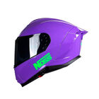 Casco Noss Ns-816p Cerrado S&oacute;lido Morado Brilloso M