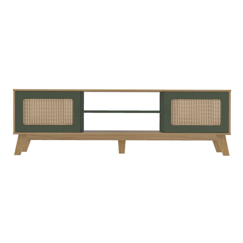 Mueble para TV Bertolini Charlotte Roble Verde image number null