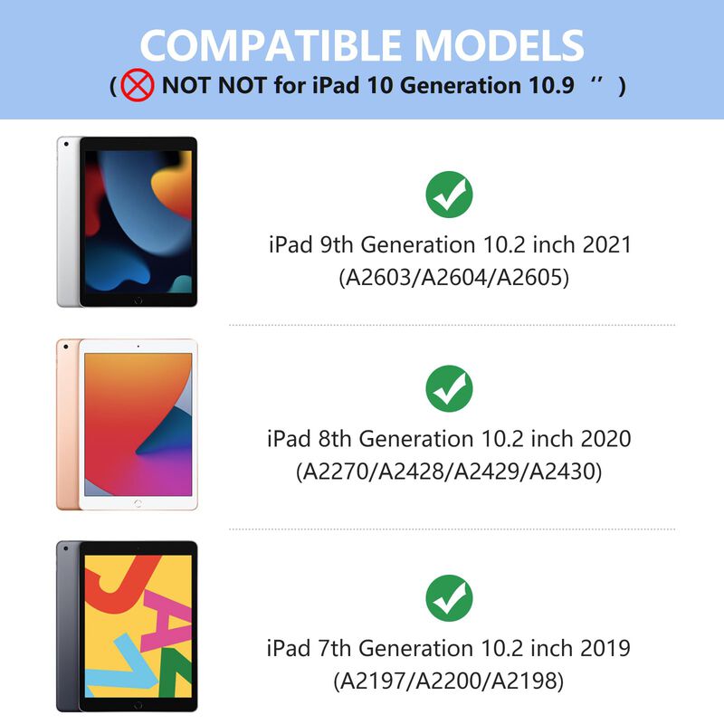 Funda Para Ipad Con Teclado Amzcase Para Ipad D... image number null