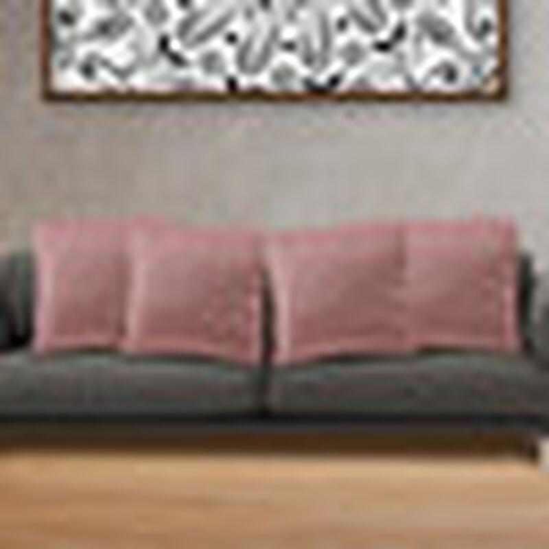 Set de 4 Cojines Dicasa ZitaOne Rosa Palo image number null