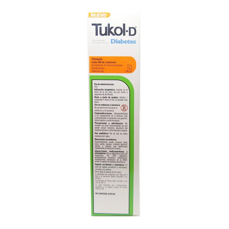 Tukol-d Diabetes 0.2/2 G 120 Mililitro image number null